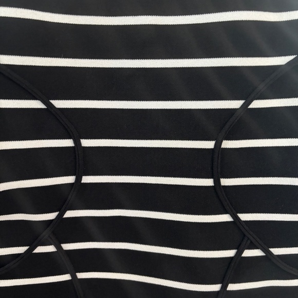 Guess Bodycon Dress - Black/White Stripe Size S - Picture 8 of 14